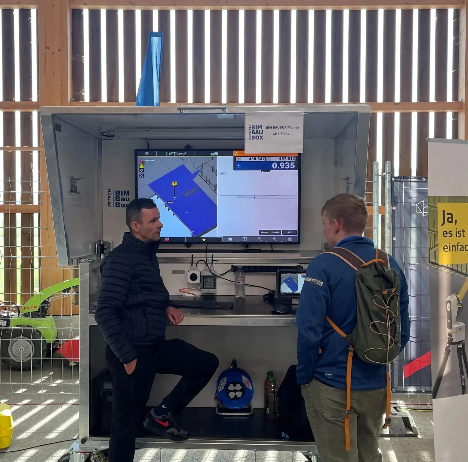Wir durften unsere BIM BAUBOXEN an dem Leica iCON Day präsentieren